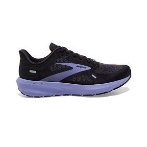 Brooks Launch 9 Road Running Shoes - Womens, Black/Purple | IE-YRV086142